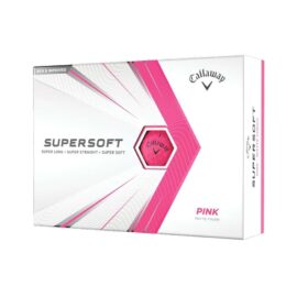 Callaway Supersoft Pink 12-pack golfové míčky Barevné golfové míčky