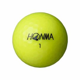 Honma A1 12-pack Yellow golfové míčky Barevné golfové míčky