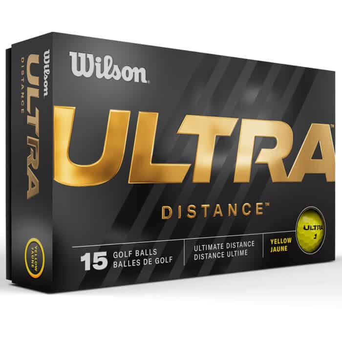wilson ultra distance golfové míčky 15 pack