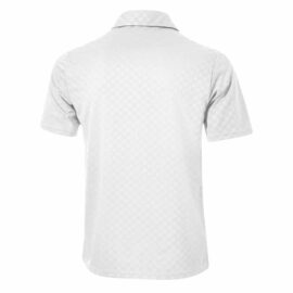 Mizuno Quick Dry Jacquard Polo white Panské trička na golf
