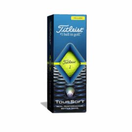 Titleist Tour Soft yellow 12-pack golfové míčky Nové golfové míčky