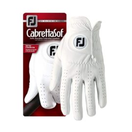 Footjoy CabrettaSof white golfové rukavice Klasické golfové rukavice