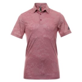 Adidas Ultimate 365 Camo Polo pink Panské trička na golf