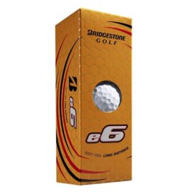Bridgestone E6 white 12-pack golfové míčky Nové golfové míčky