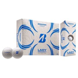 Bridgestone Lady Precept white 12-pack dámské golfové míčky Dámské golfové míčky