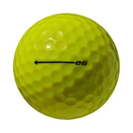 Bridgestone E6 yellow 12-pack golfové míčky Barevné golfové míčky