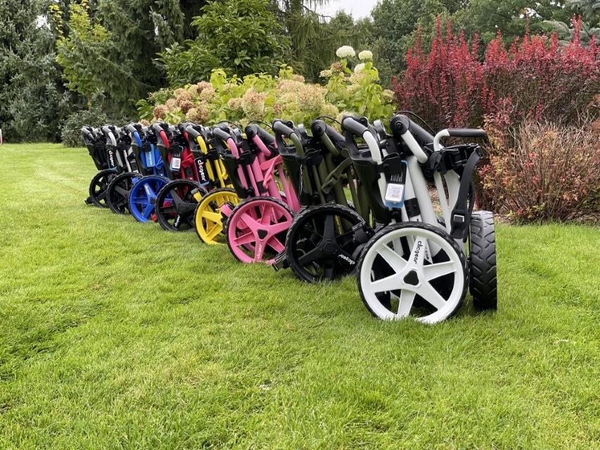 golfove voziky clicgear barvy