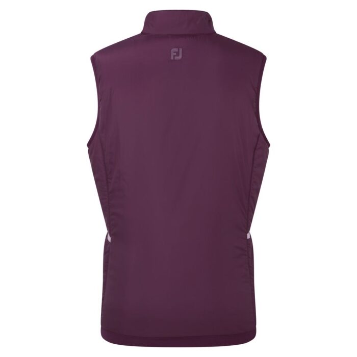 dámská oboustranná golfová vesta footjoy insulated reversible vest purple/pink