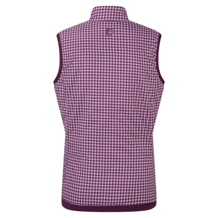 dámská oboustranná golfová vesta footjoy insulated reversible vest purple/pink