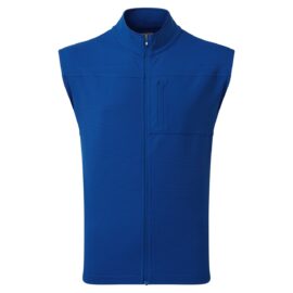 pánská golfová vesta footjoy ottoman knit vest blue